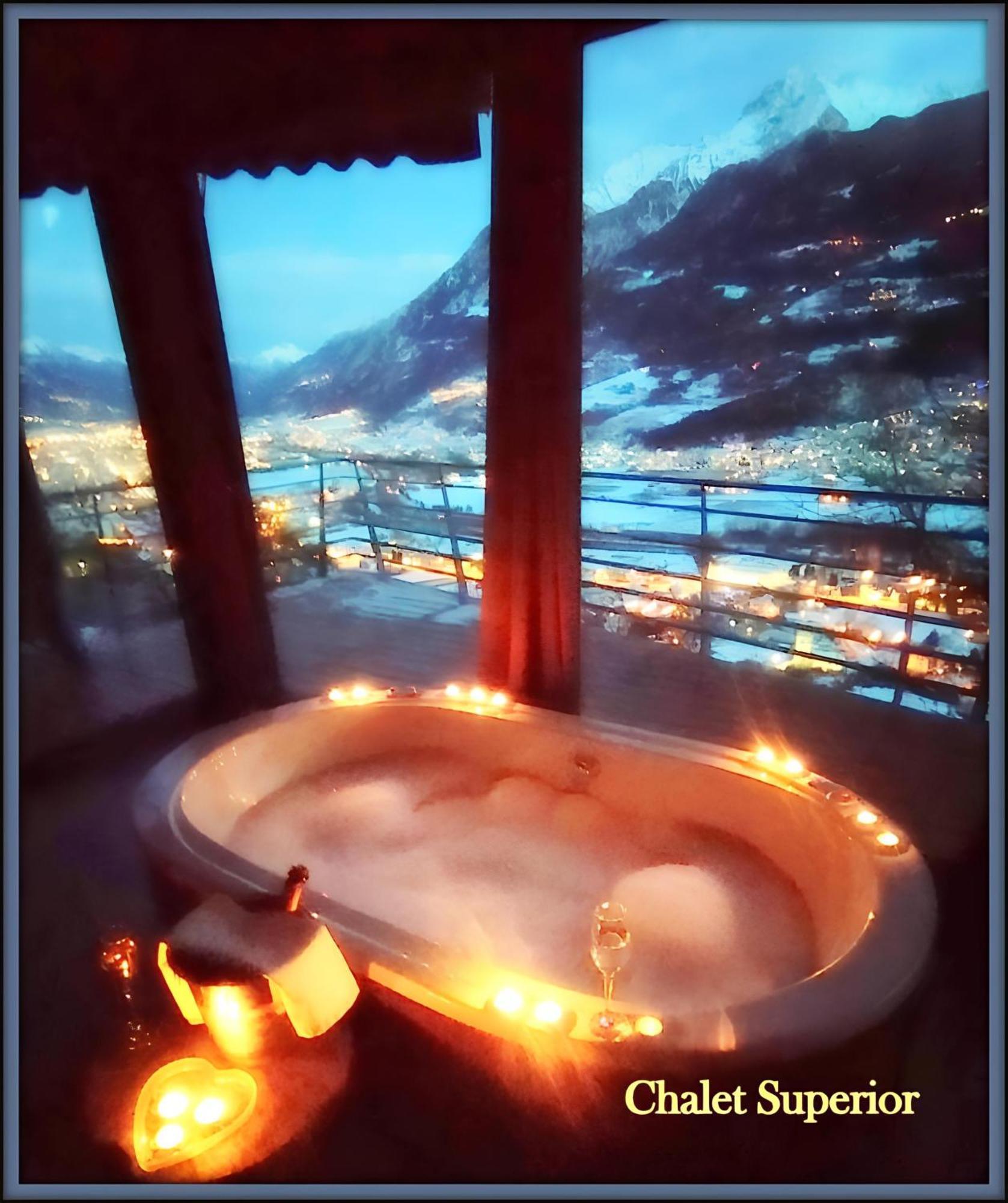 Chalet Con Jacuzzi Vista Montagne Αόστα Δωμάτιο φωτογραφία